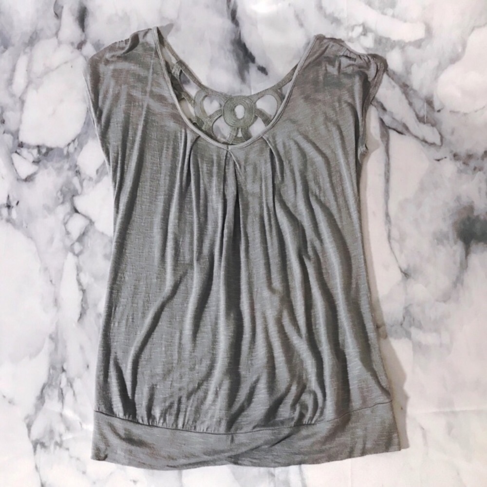โจHPโจ THREADS Open Back Sequin Top Tunic Tee Small - Picture 7 of 9